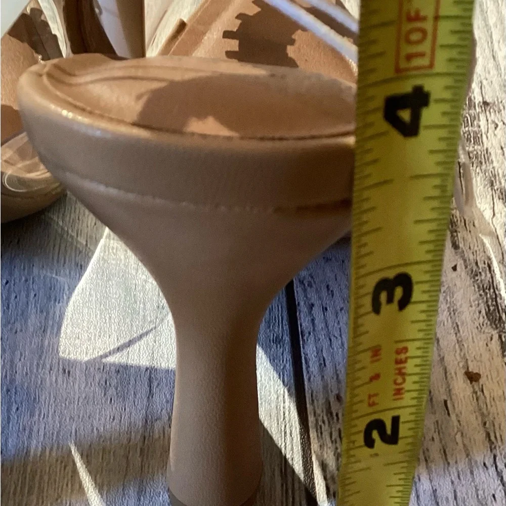 a new day Tan Heels with Crystal Embellishment - Picture 7 of 8